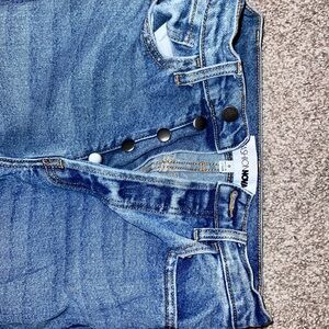 Fashion Nova Blue Boyfriend Jeans